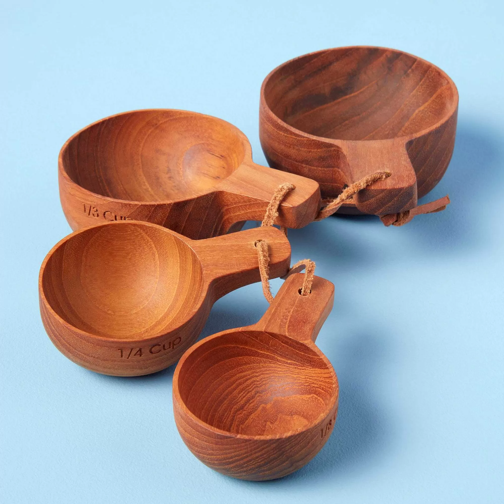 Be Home Measuring<Teak Measuring Cups with Handle, Set of 4