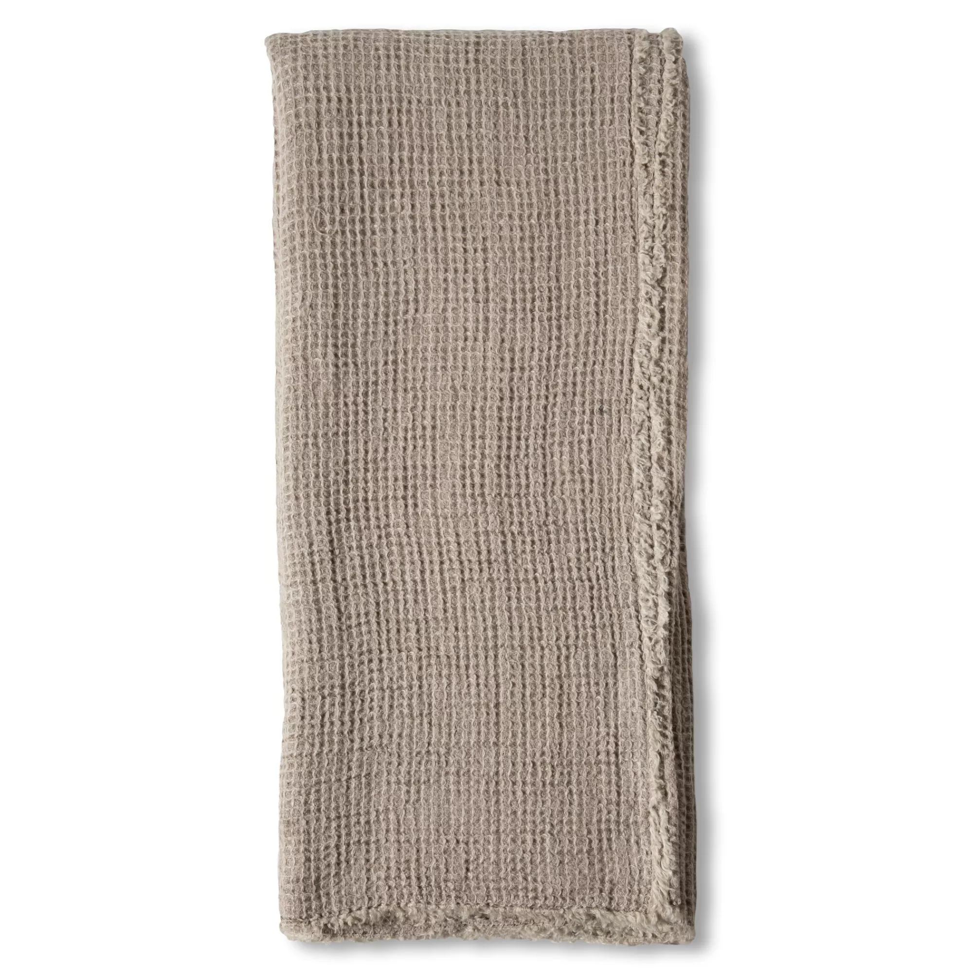 Best Be Home Venice Oversized Waffle Throw, Taupe