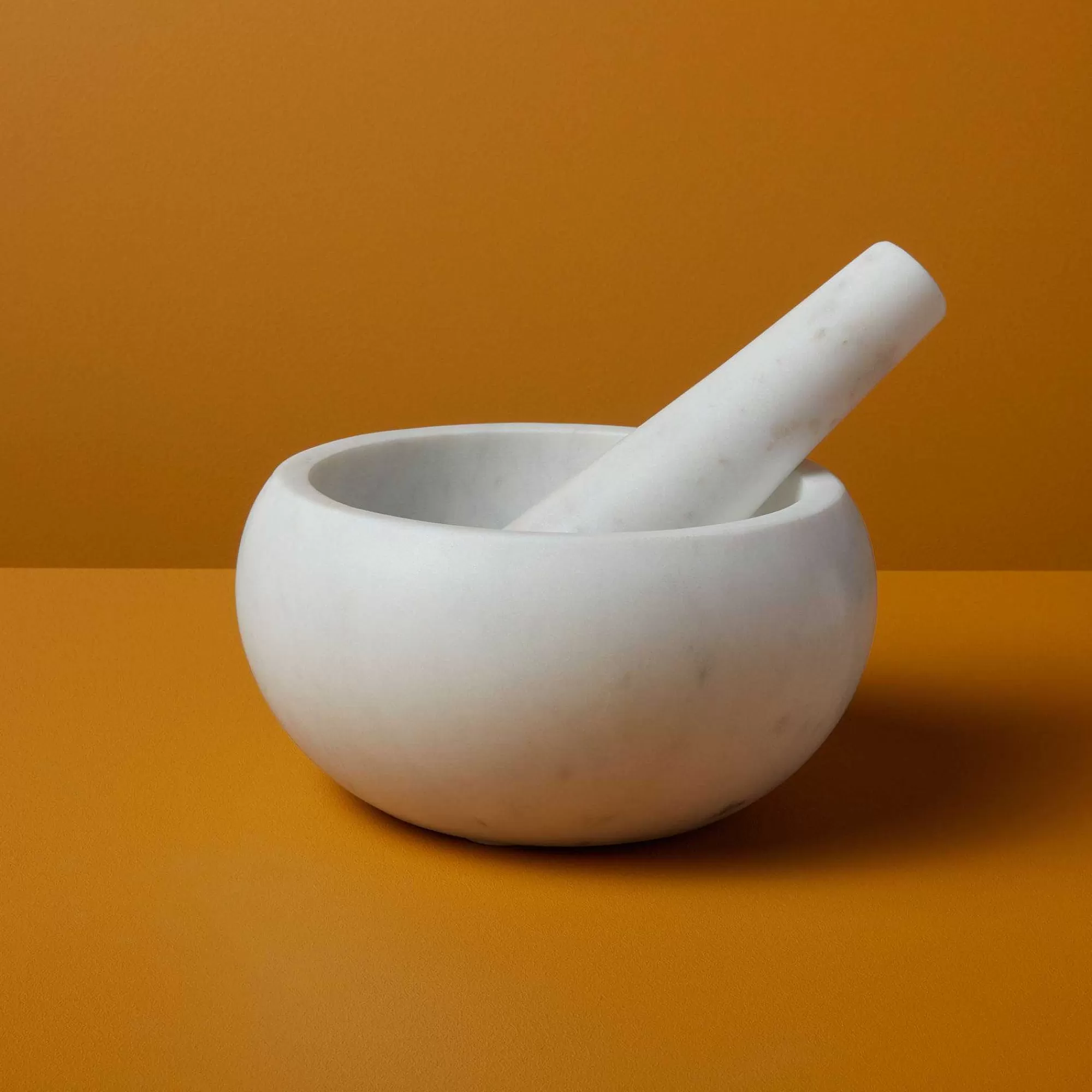 Be Home Mortar & Pestles<White Marble Mortar & Pestle