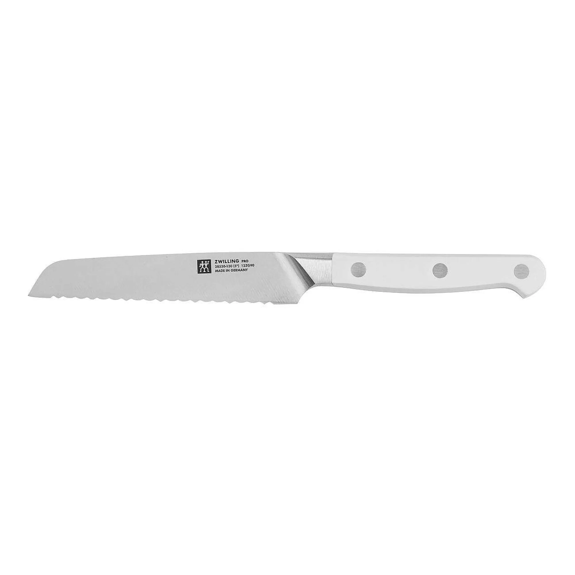 Be Home Zwilling<Zwilling Pro Le Blanc, 5" Serrated Utility Knife